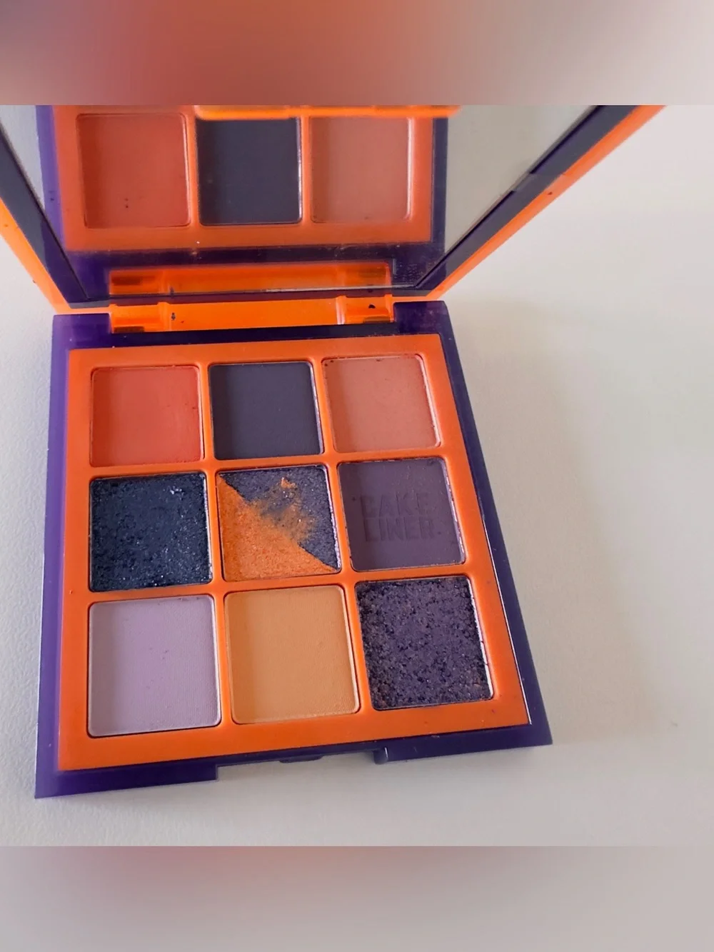 Huda Beauty Color Block Obsessions Eyeshadow Palette - Orange & Purple